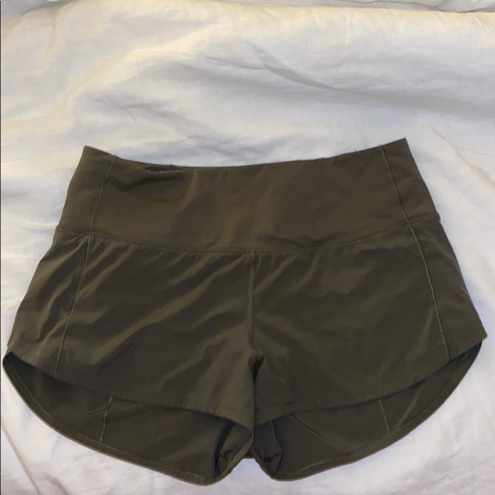 Lululemon speed up short high rise 2.5” size 8